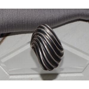 Fully Retired James Avery Sterling Silver Sahara Ring 11.9G / Sz 8.5